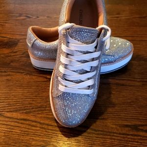 Chelsea & Violet Rhinestone Sneakers